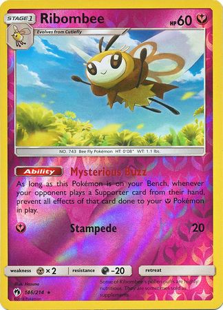 Lost Thunder - 146/214 - Ribombee - Reverse Holo