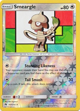 Lost Thunder - 157/214 - Smeargle - Reverse Holo