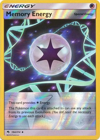 Lost Thunder - 194/214 - Memory Energy - Reverse Holo