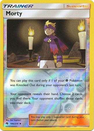 Lost Thunder - 186/214 - Morty - Reverse Holo