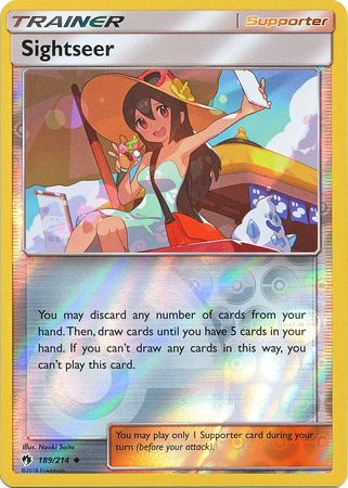 Lost Thunder - 189/214 - Sightseer - Reverse Holo