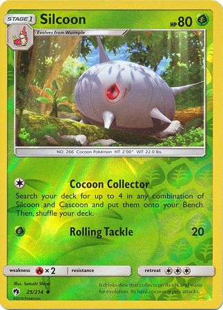 Lost Thunder - 025/214 - Silcoon - Reverse Holo