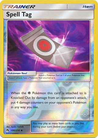 Lost Thunder - 190/214 - Spell Tag - Reverse Holo