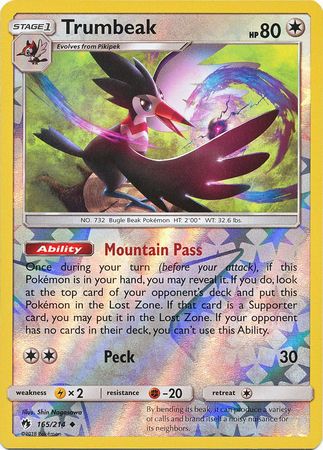 Lost Thunder - 165/214 - Trumbeak - Reverse Holo