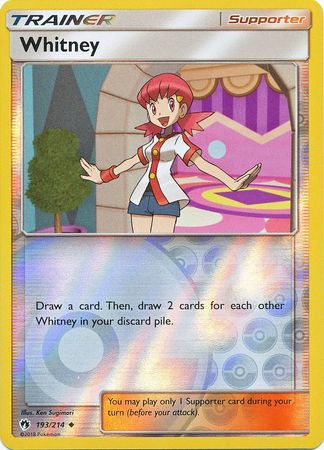 Lost Thunder - 193/214 - Whitney - Reverse Holo