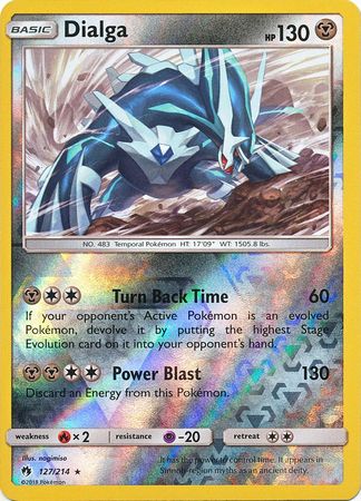 Lost Thunder - 127/214 - Dialga - Reverse Holo