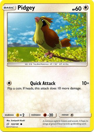 Team Up - 122/181 - Pidgey