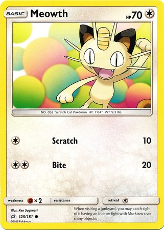 Team Up - 125/181 - Meowth