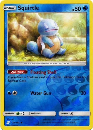 Team Up - 022/181 - Squirtle - Reverse Holo
