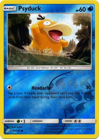 Team Up - 026/181 - Psyduck - Reverse Holo