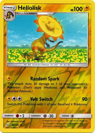 Team Up - 050/181 - Heliolisk - Reverse Holo