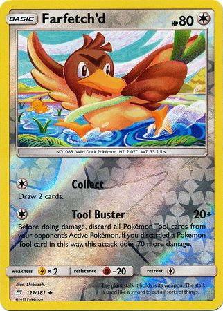 Team Up - 127/181 - Farfetch'd - Reverse Holo