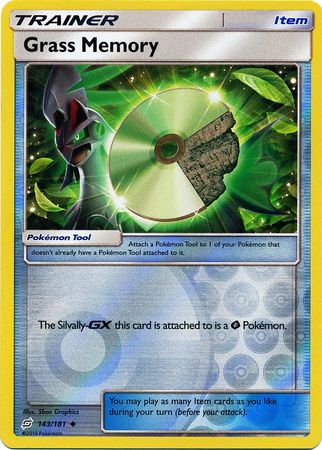 Team Up - 143/181 - Grass Energy - Reverse Holo