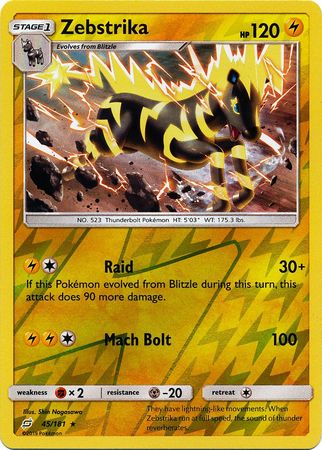 Team Up - 045/181 - Zebstrika - Reverse Holo