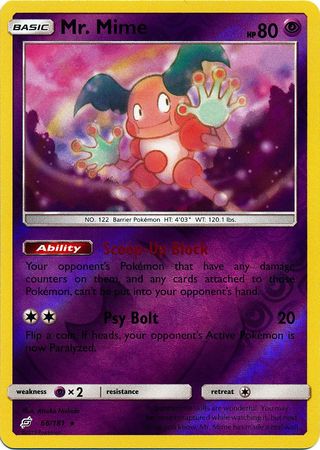 Team Up - 066/181 - Mr. Mime - Reverse Holo