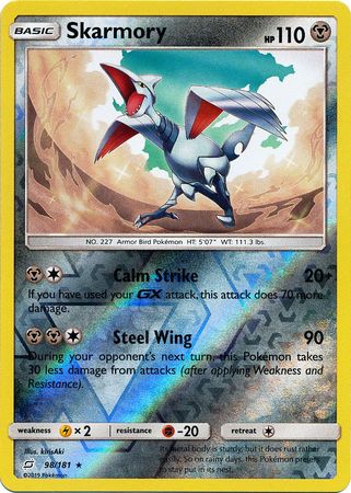 Team Up - 098/181 - Skarmory - Reverse Holo