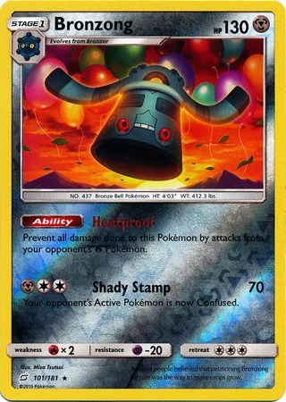 Team Up - 101/181 - Bronzong - Reverse Holo