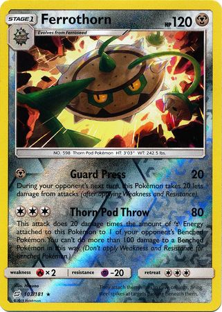 Team Up - 103/181 - Ferrothorn - Reverse Holo