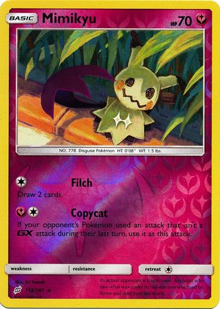 Team Up - 112/181 - Mimikyu - Reverse Holo