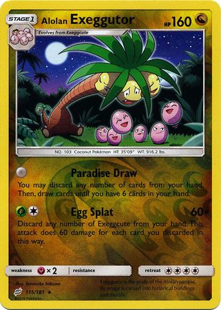 Team Up - 115/181 - Alolan Exeggutor - Reverse Holo