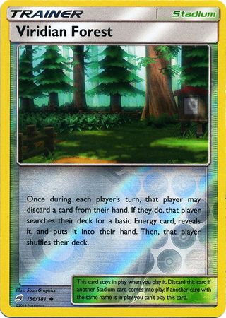 Team Up - 156/181 - Viridian Forest - Reverse Holo