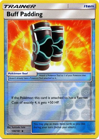 Team Up - 136/181 - Buff Padding - Reverse Holo