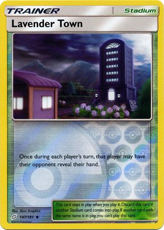 Team Up - 147/181 - Lavender Town - Reverse Holo