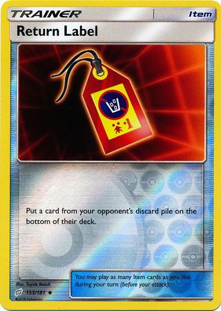 Team Up - 153/181 - Return Label - Reverse Holo