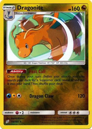 Team Up - 119/181 - Dragonite - Reverse Holo