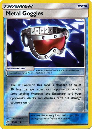 Team Up - 148/181 - Metal Goggles - Reverse Holo