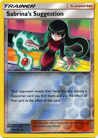 Team Up - 154/181 - Sabrina's Suggestion - Reverse Holo