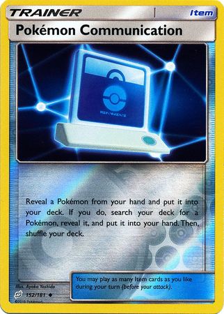 Team Up - 152/181 - Pokémon Communication - Reverse Holo