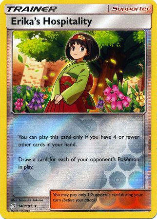 Team Up - 140/181 - Erika's Hospitality - Reverse Holo