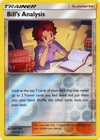 Team Up - 133/181 - Bill's Analysis - Reverse Holo