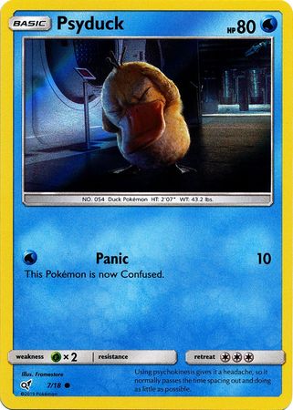 Detective Pikachu - 07/18 - Psyduck - Holo