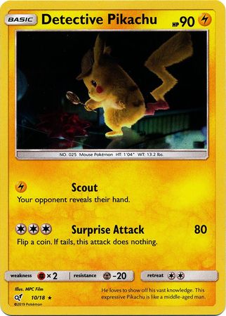 Detective Pikachu - 10/18 - Detective Pikachu - Holo