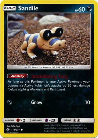 Unbroken Bonds - 113/214 - Sandile - Reverse Holo