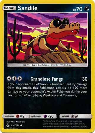 Unbroken Bonds - 114/214 - Sandile - Reverse Holo