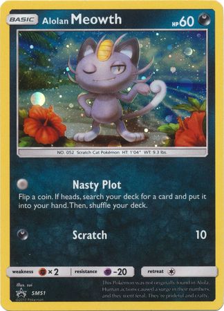 Black Star Promos - SM51 - Alolan Meowth - Holo