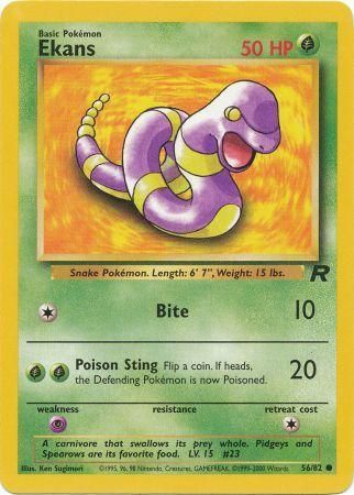 Team Rocket - 056/082 - Ekans