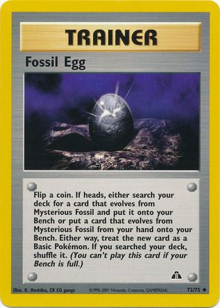 Neo Discovery - 072/075 - Fossil Egg