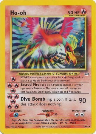 Neo Revelation - 007/064 - Ho-oh - Holo (Excellent)