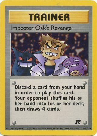 Team Rocket - 076/082 - Imposter Oak's Revenge