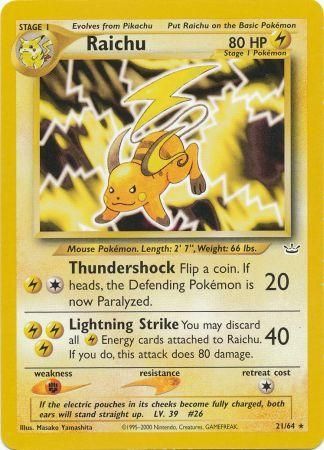 Neo Revelation - 021/064 - Raichu