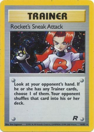 Team Rocket - 016/082 - Rocket's Sneak Attack - Holo