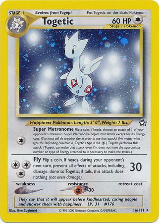 Neo Genesis - 016/111 - Togetic - Holo