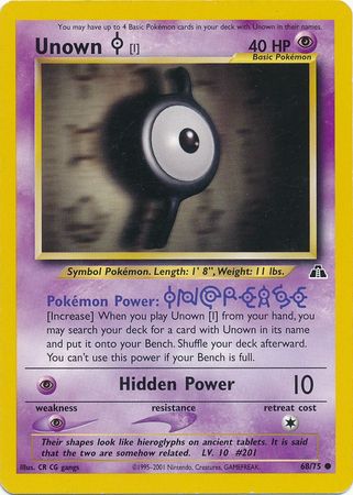 Neo Discovery - 068/075 - Unown [I]