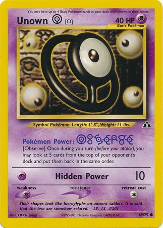 Neo Discovery - 069/075 - Unown [O]