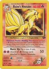 Gym Challenge - 021/132 - Blaine's Ninetales