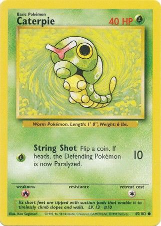 Base Set - 045/102 - Caterpie